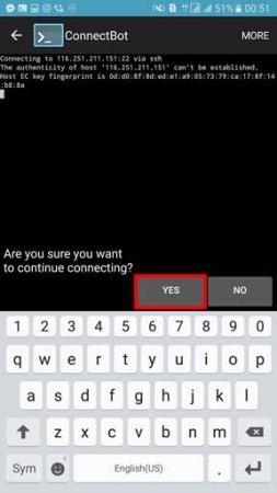 Cara Mengakses VPS Dari HP Android - step4